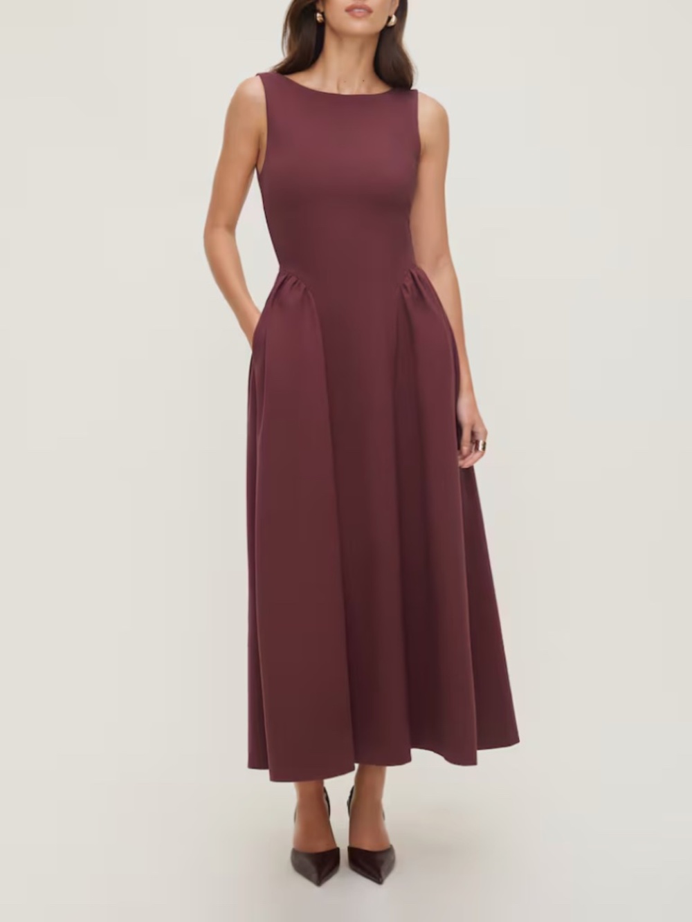 Iris Ponte Midi Dress